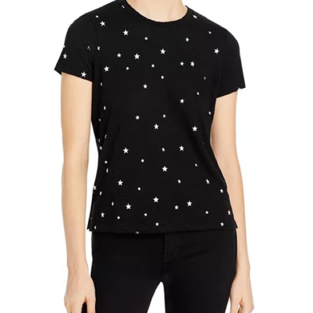 NWT Pima Cotton Goldie Galaxy Star Print Tee
